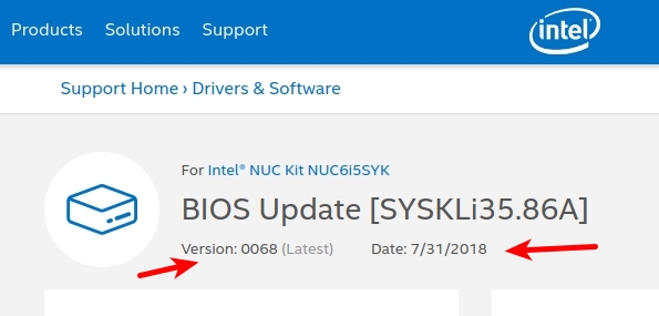 Intel Download Center
